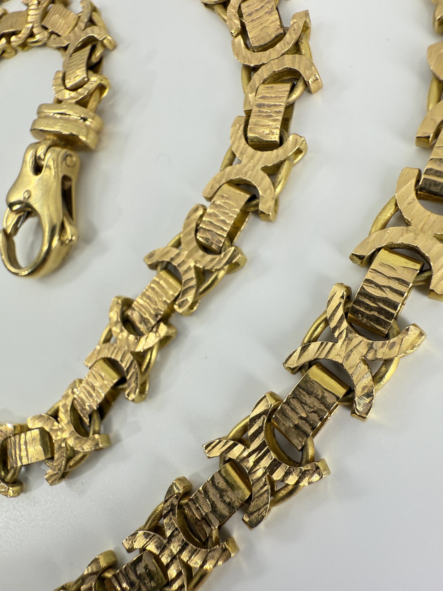 Vintage 18K Yellow Gold King's Link Necklace | 69.5 Grams | 26" Estate Gold Chain