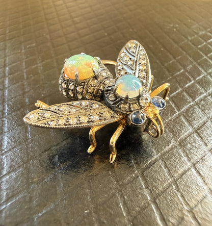 Just slide your favorite chain through the little loops at his head and he's a pendant!