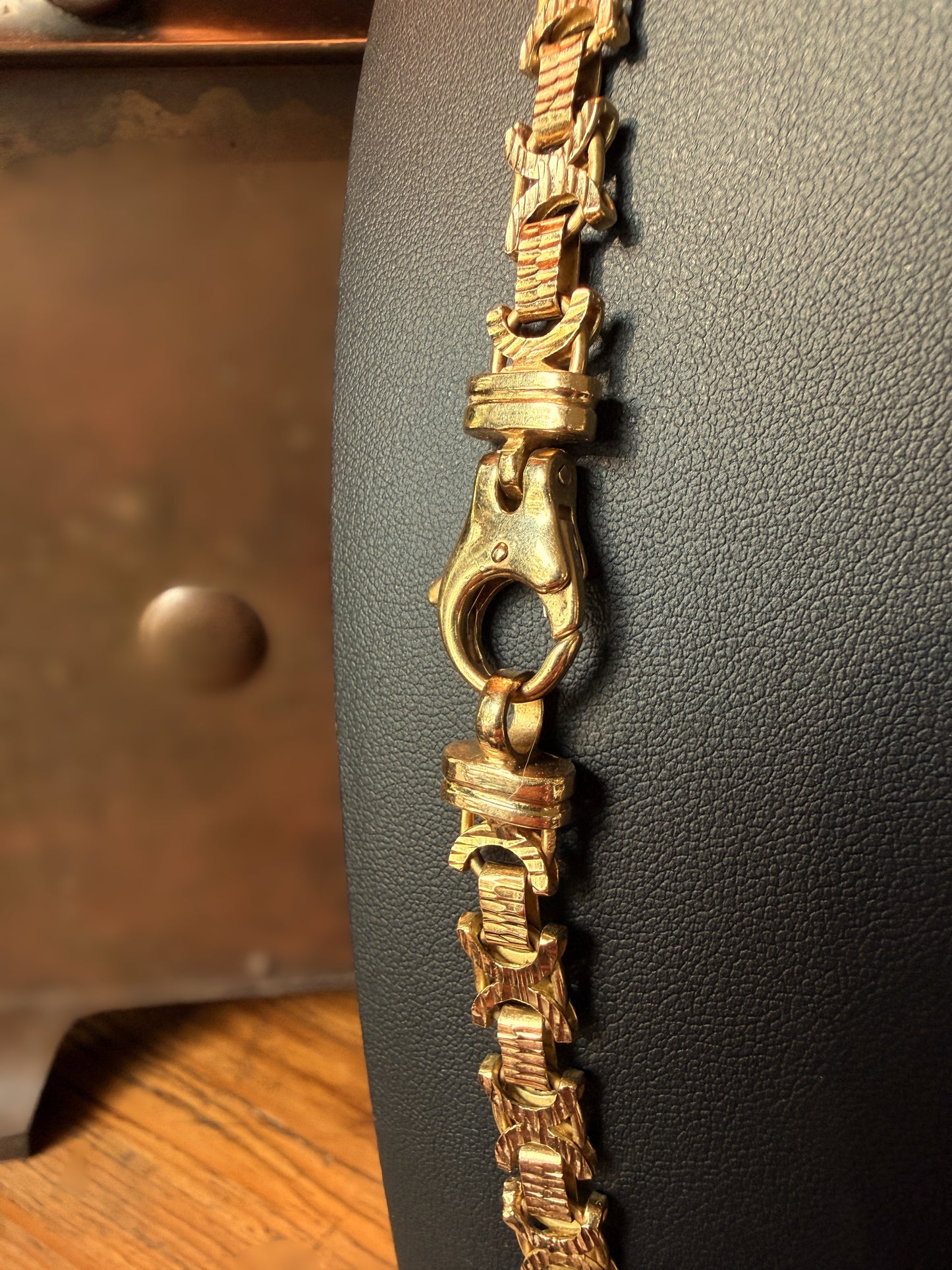 Vintage 18K Yellow Gold King's Link Necklace | 69.5 Grams | 26" Estate Gold Chain