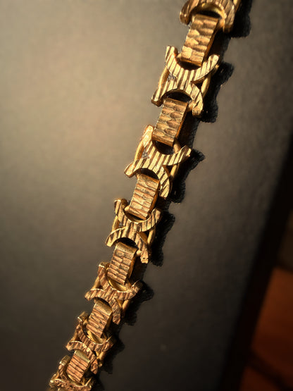 Vintage 18K Yellow Gold King's Link Necklace | 69.5 Grams | 26" Estate Gold Chain